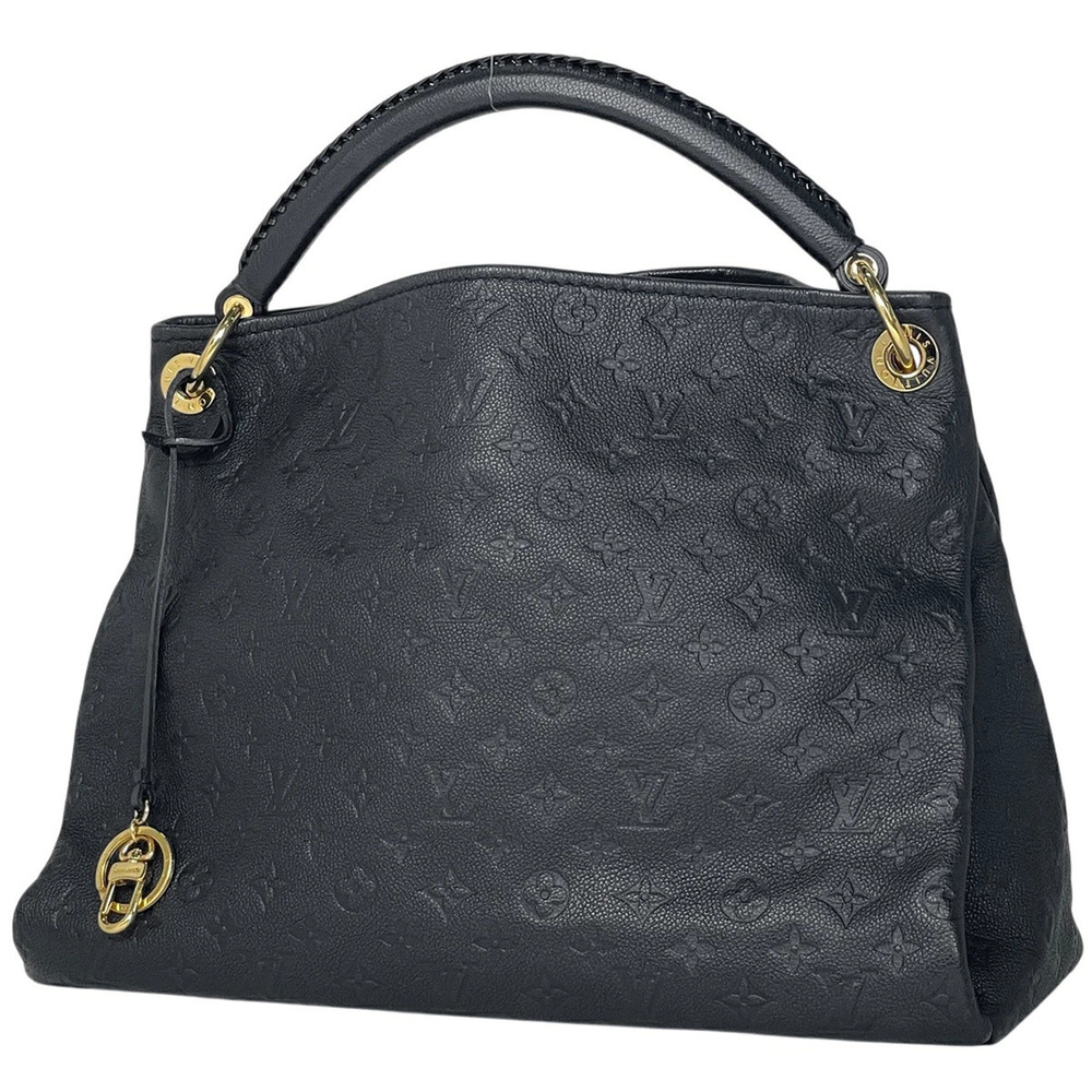 Louis Vuitton Artsy Shoulder Bag Hobo Monogram Empreinte Infini Navy Blue